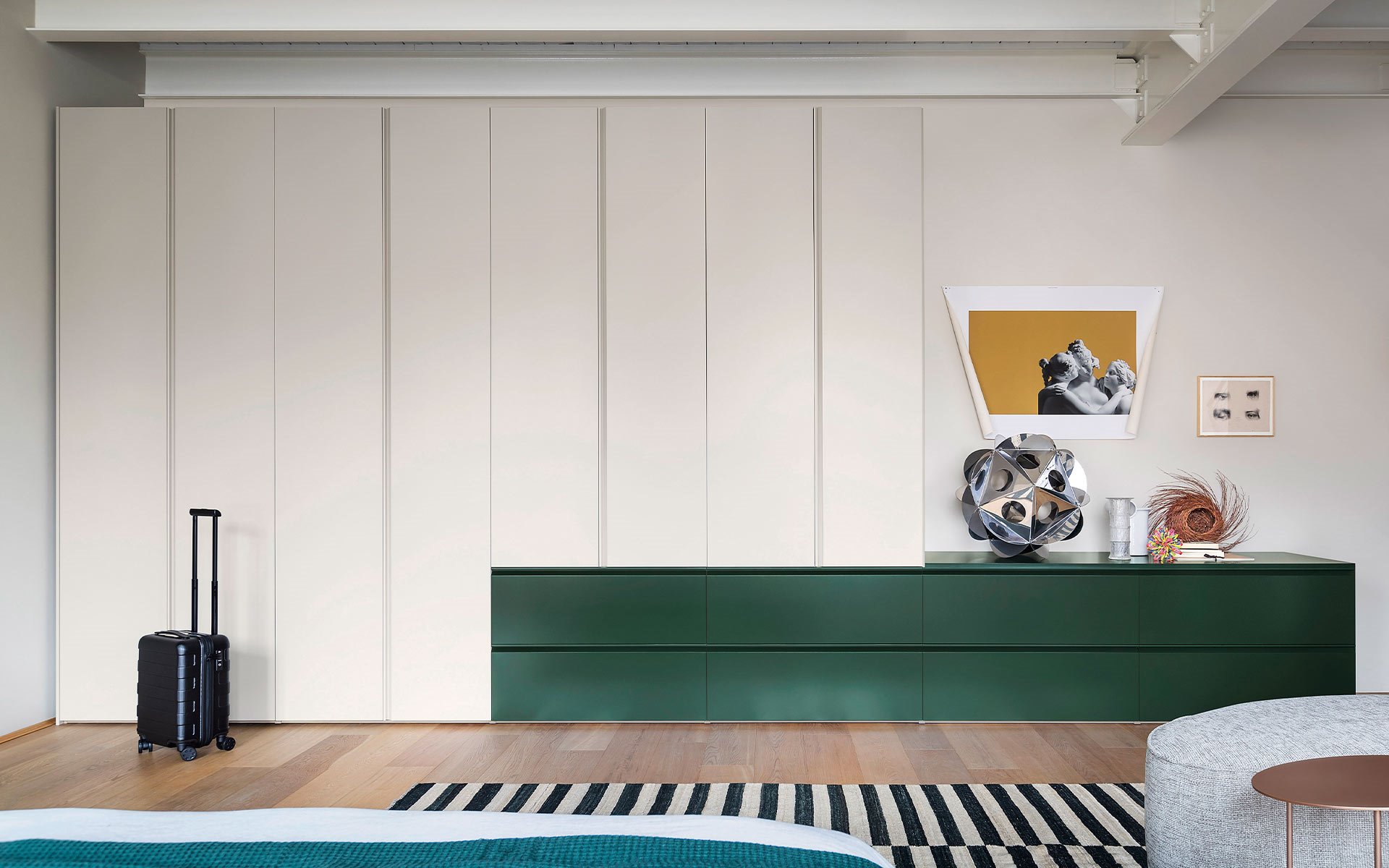 Linnenkast Garderobekast met externe lade BedHabits 1200 38